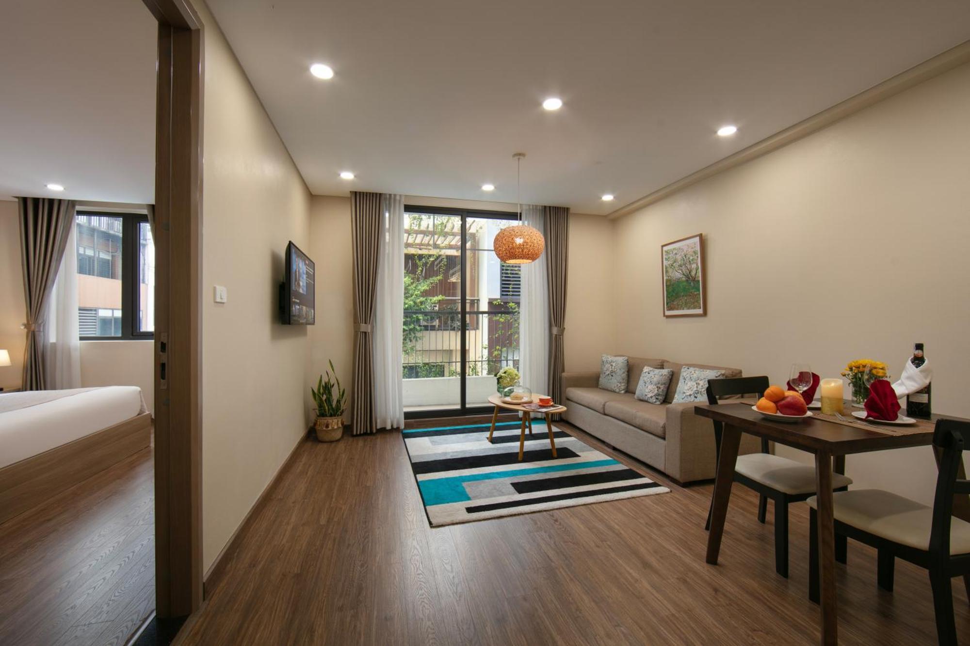 Hb Serviced Apartment - Lac Long Quan Hanoi Exterior photo