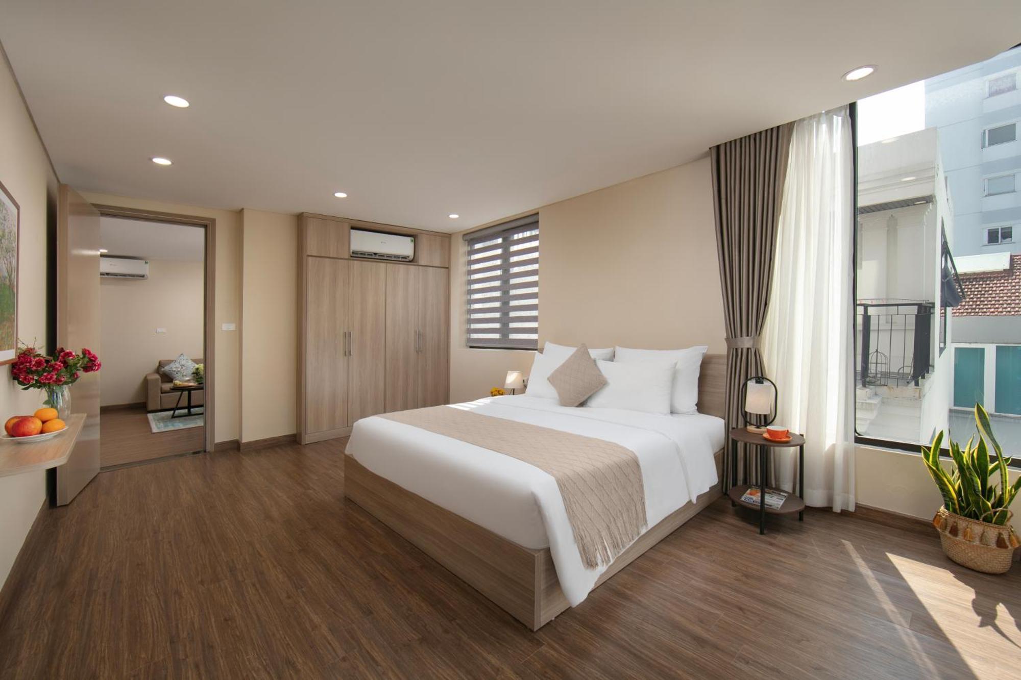 Hb Serviced Apartment - Lac Long Quan Hanoi Exterior photo